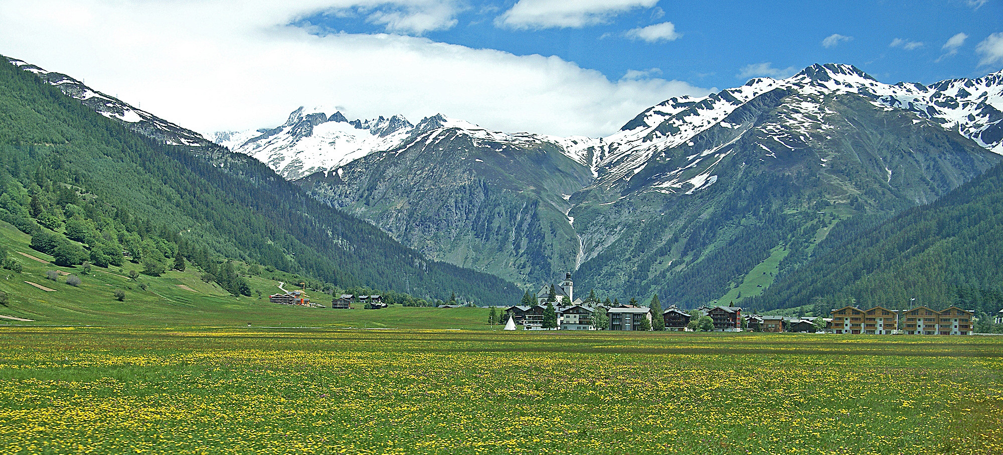 Panoramablick aus dem Glacierexpress