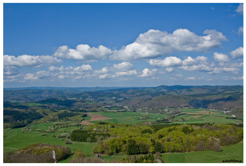 Panoramablick der Nürburg