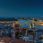 Panoramablick gen Südwesten über Budapest