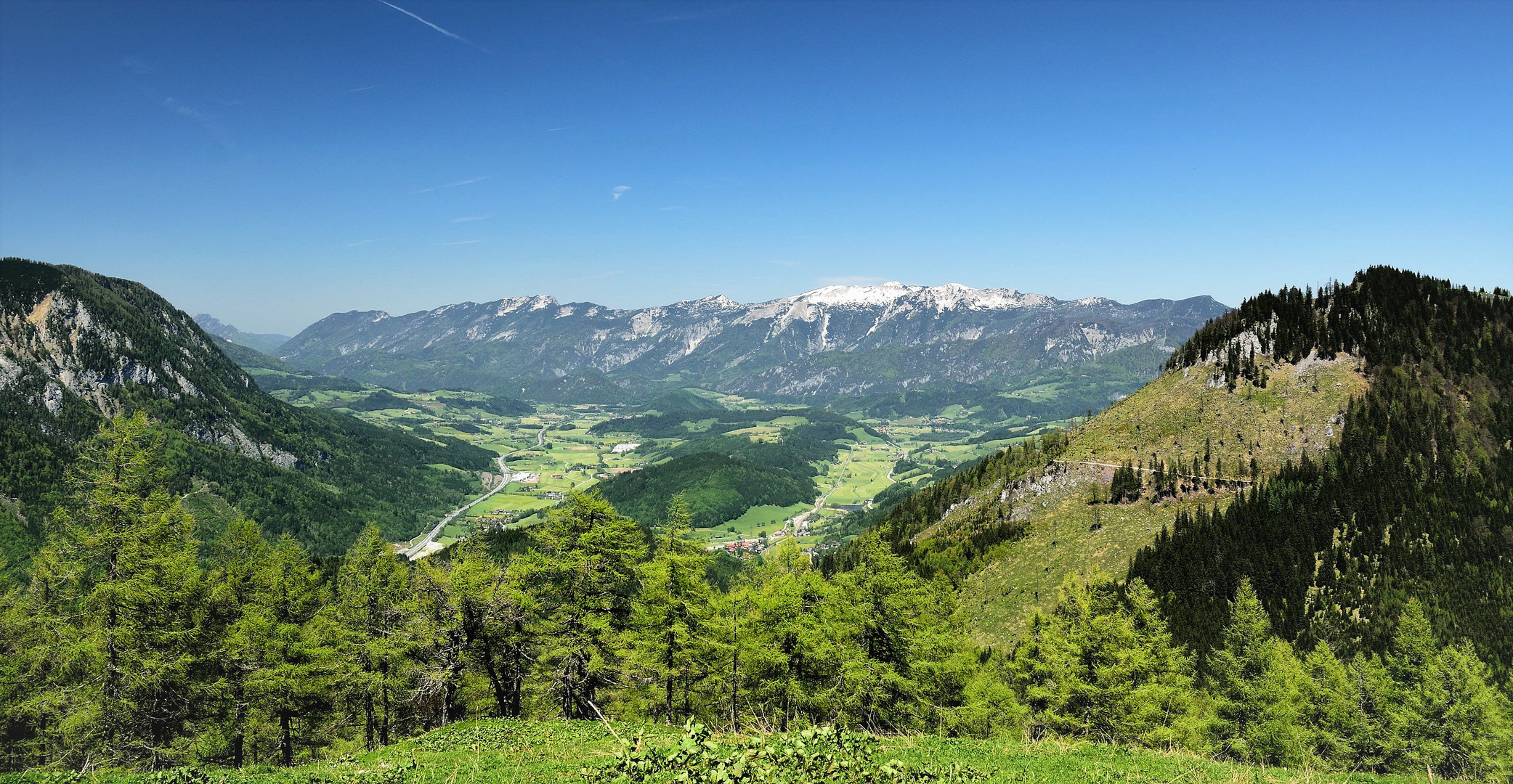 Panoramablick in der Obersteiermark