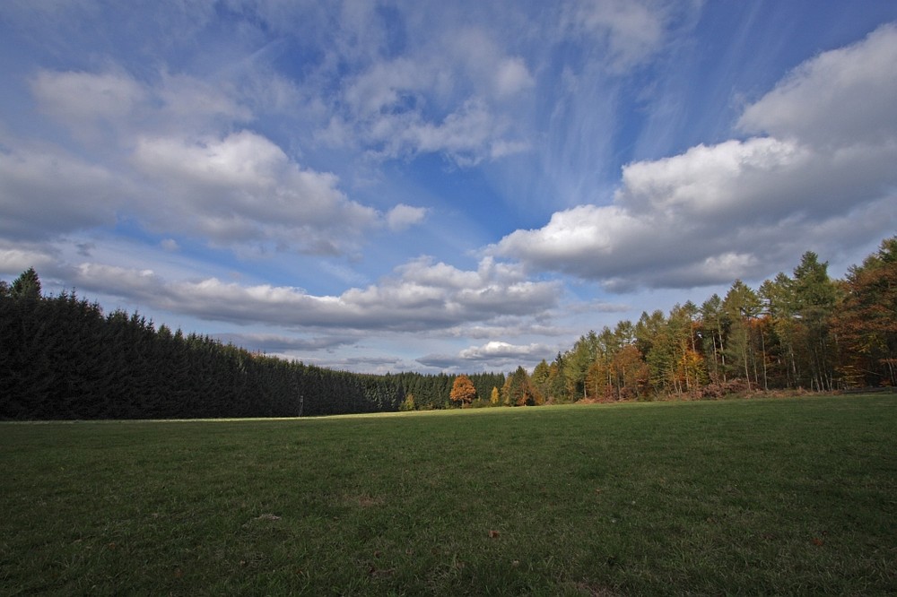 Panoramablick in die Herbstlandschaft 2