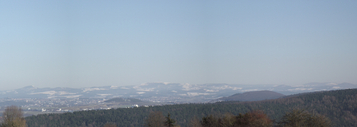 Panoramablick in die Rhön