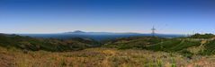 Panoramablick nach Afrika