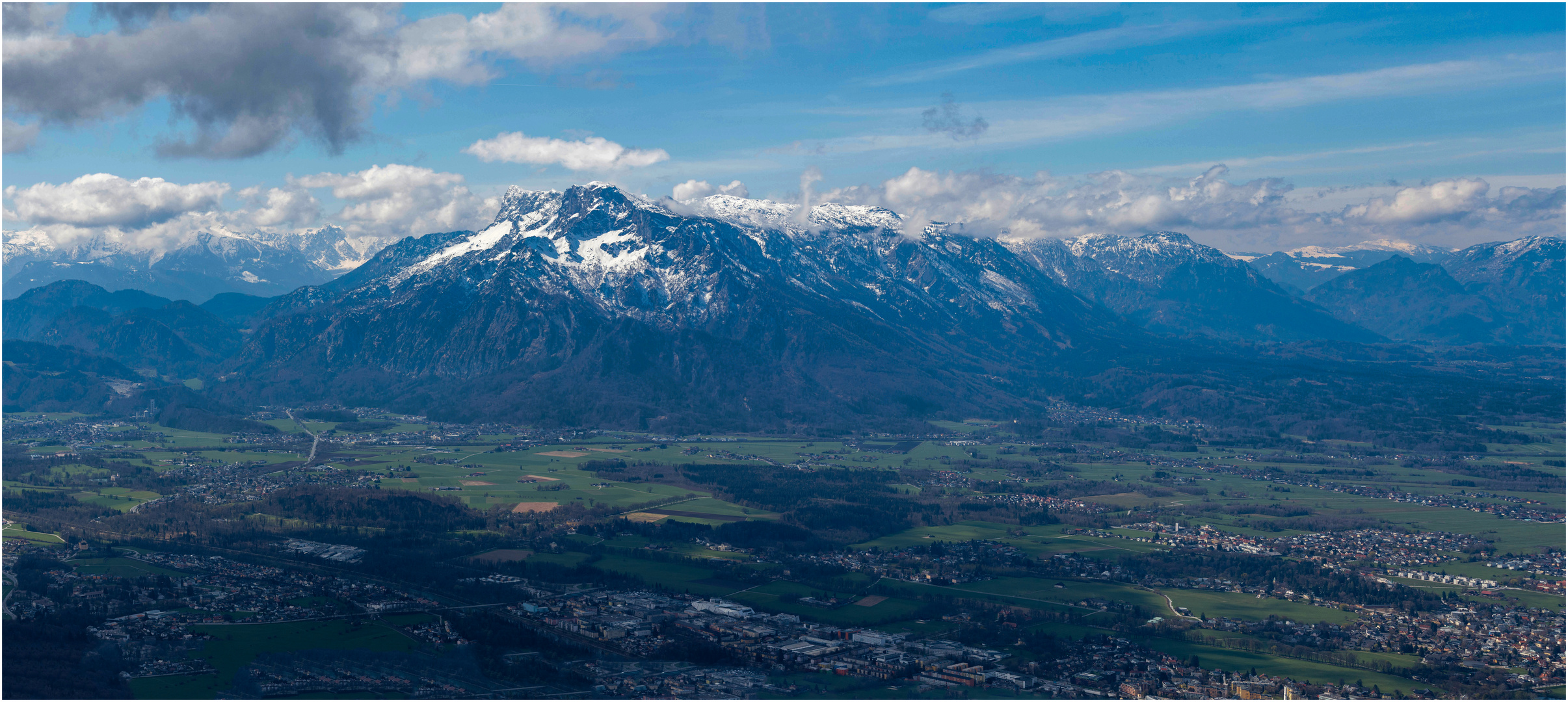 Panoramablick nach Bayern