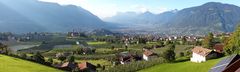 Panoramablick nach Meran