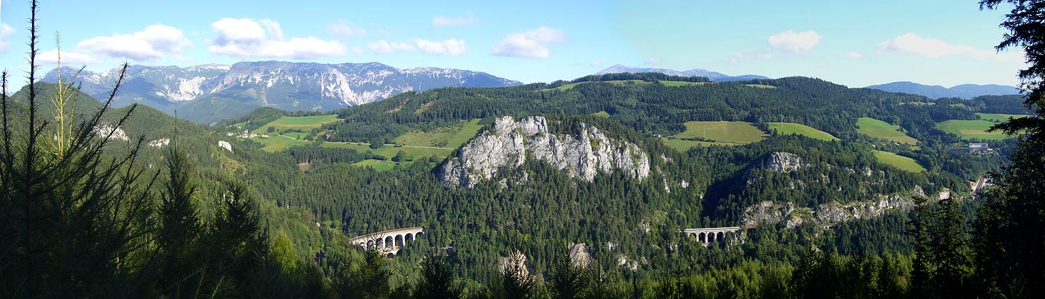 Panoramablick Semmering