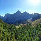 Panoramablick Tannheimer Gruppe