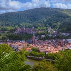 Panoramablick über die Altstadt von Heidelberg