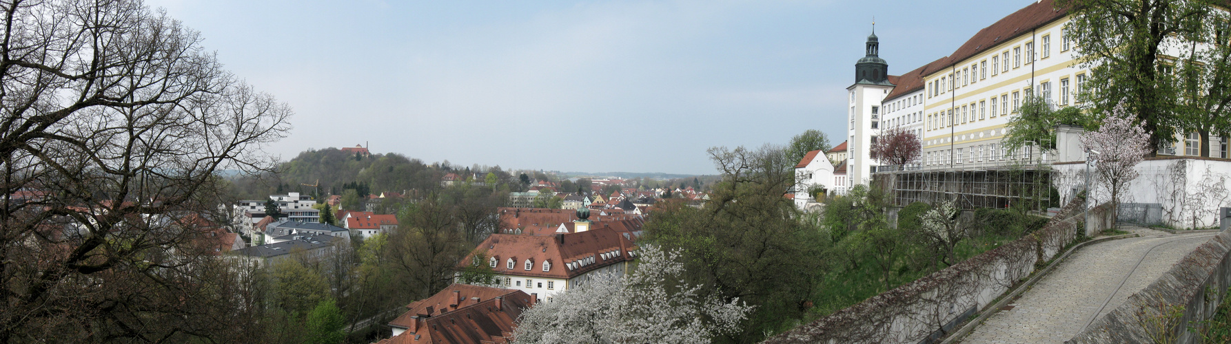 Panoramablick über Freising vom Domberg