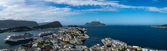 Panoramablick über Ålesund 