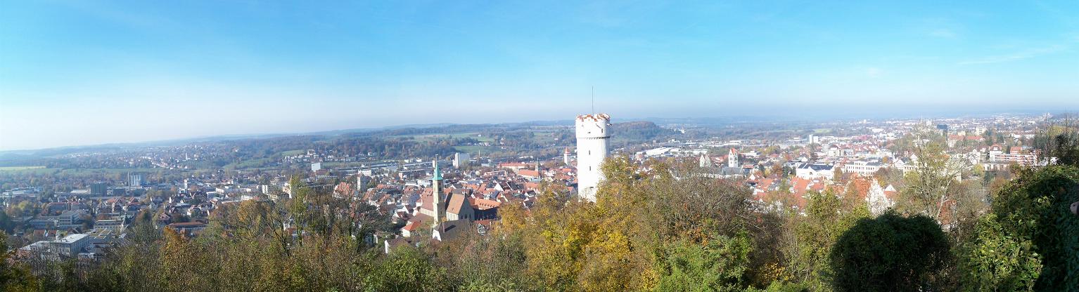 Panoramablick über Ravensburg