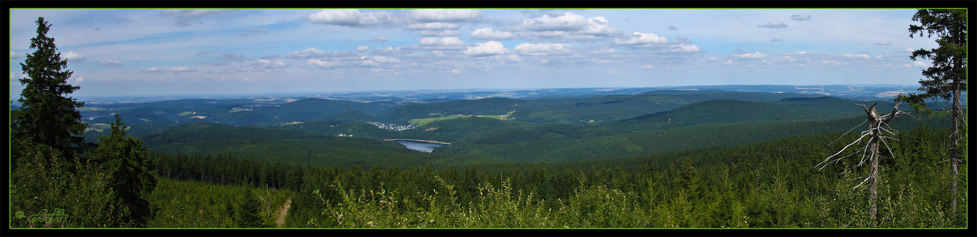 Panoramablick vom Auersberg