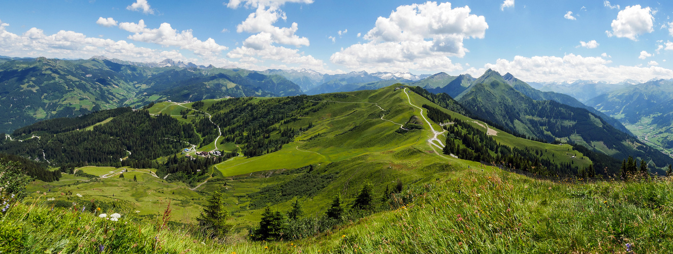 Panoramablick vom "Gipflstadl" am Fulseck (Österreich)