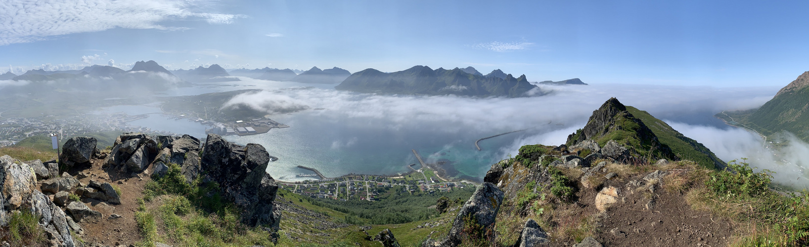 Panoramablick vom Myrtinden