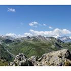 Panoramablick vom Nufenenpass aus.