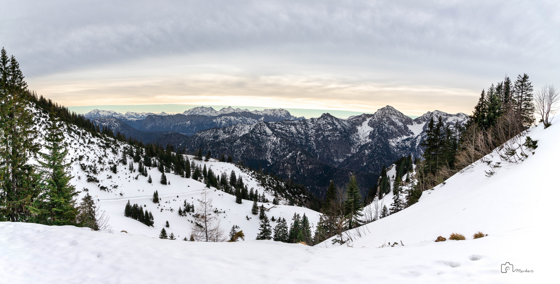 Panoramablick vom Rauschberg