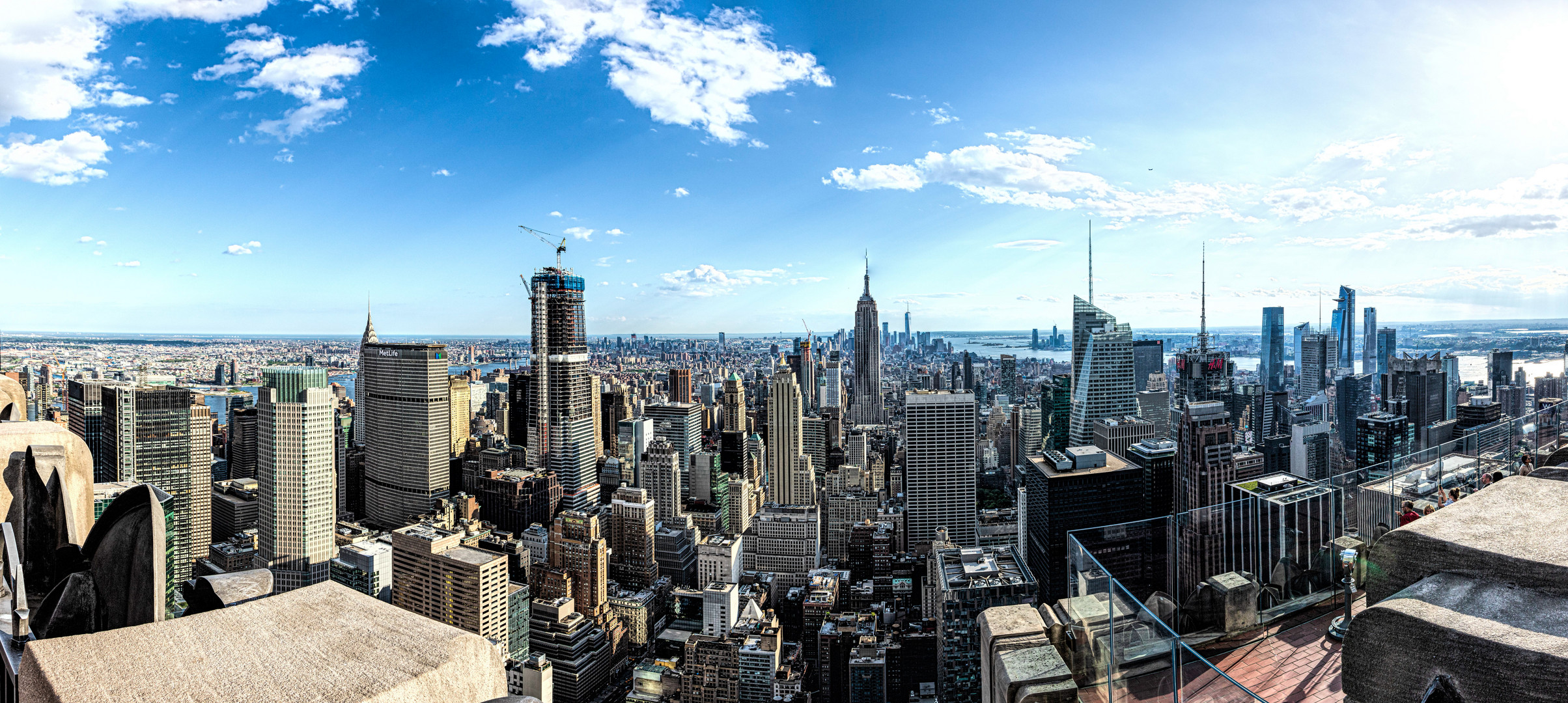 Panoramablick vom Rockefeller Center