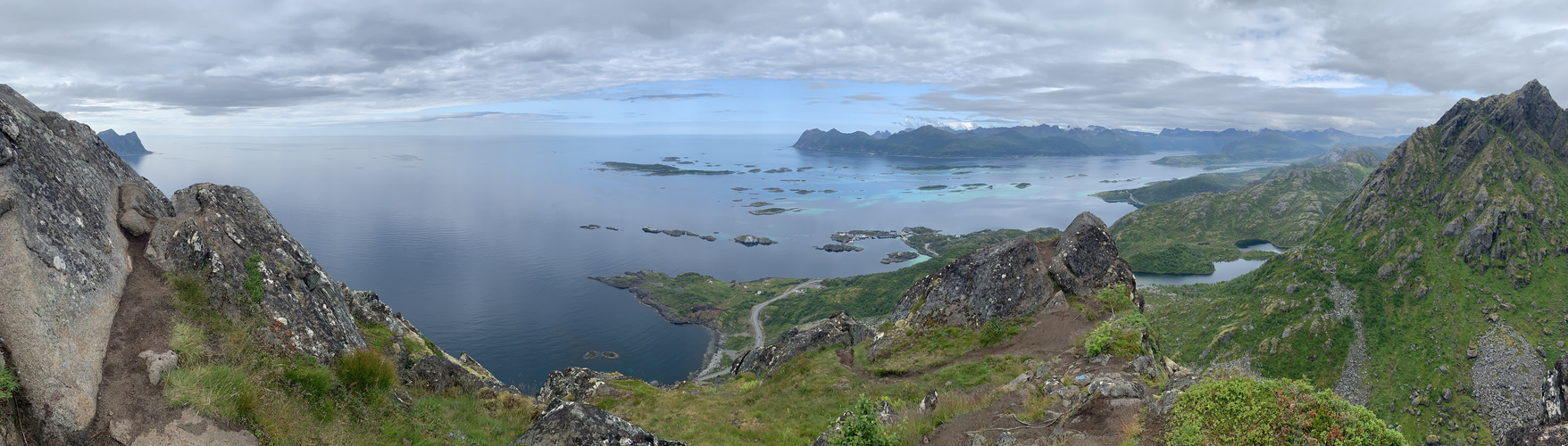 Panoramablick vom Sukkertoppen...