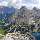 Panoramablick vom vorderen Drachenkopf bei Ehrwald