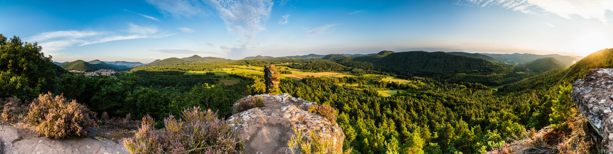 Panoramablick von den Geiersteinen