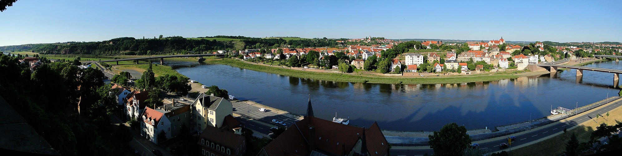 Panoramablick von der Albrechtsburg