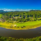 Panoramablick von der Bastei aus