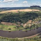 Panoramablick von der Festung Königstein