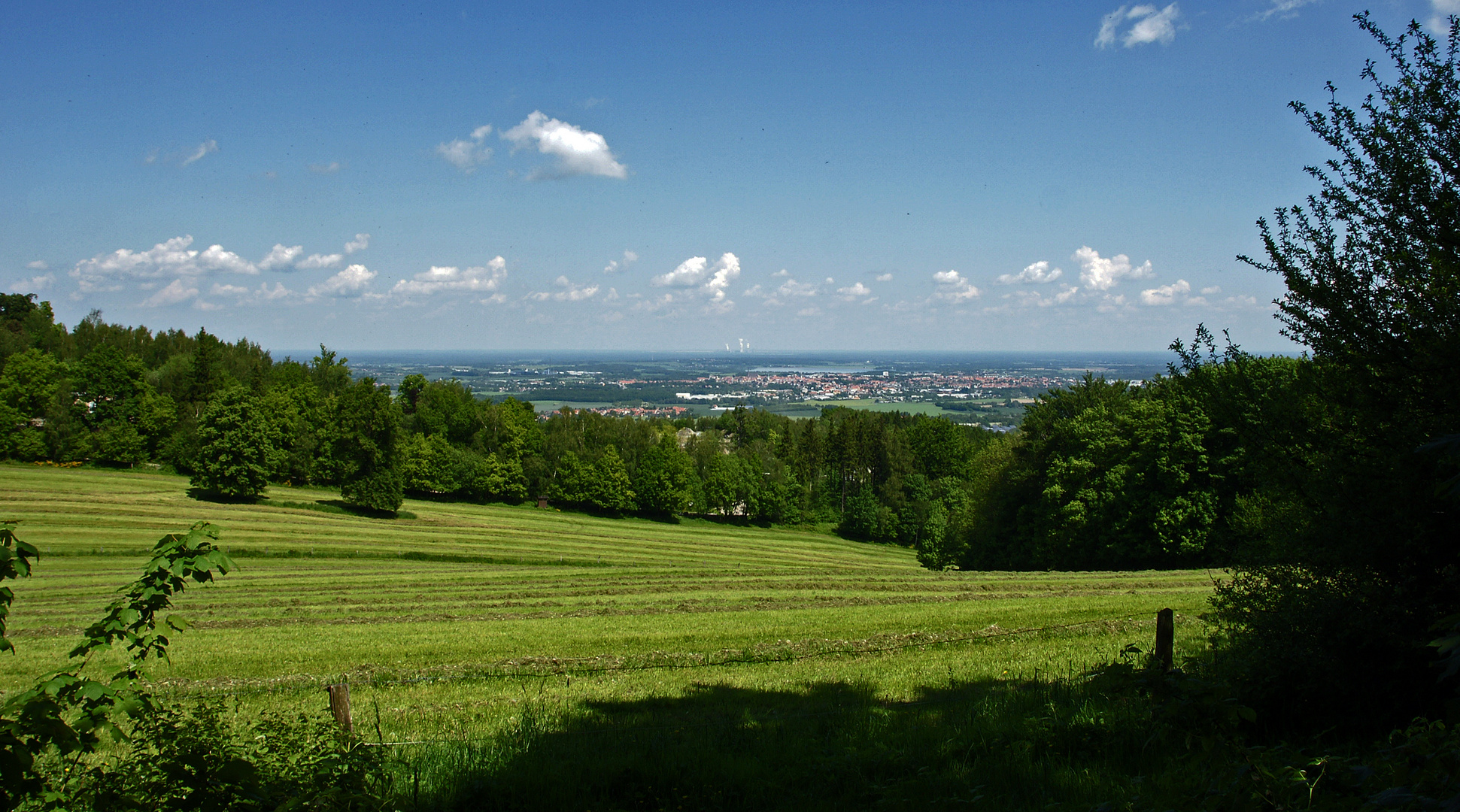 Panoramablick von der Soraer Höhe Richtung Bautzen