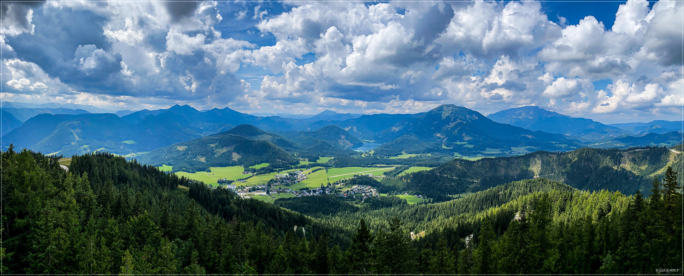 Panoramablick von der Warte ...