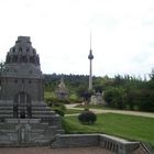 Panoramablick von Leipzig über Dresden nach Berlin