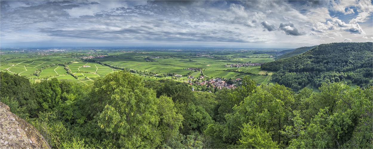 panoramablick von neukastel