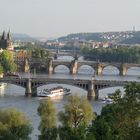 Panoramablick von Prag´s Brücken