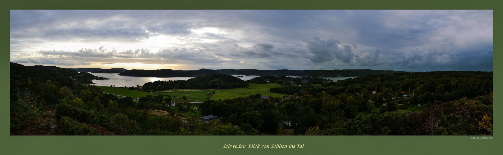 Panoramafoto Blick von Söbben