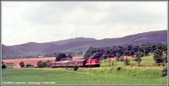 Panoramafoto mit 110 070 auf der Rampe nach Unterwellenborn