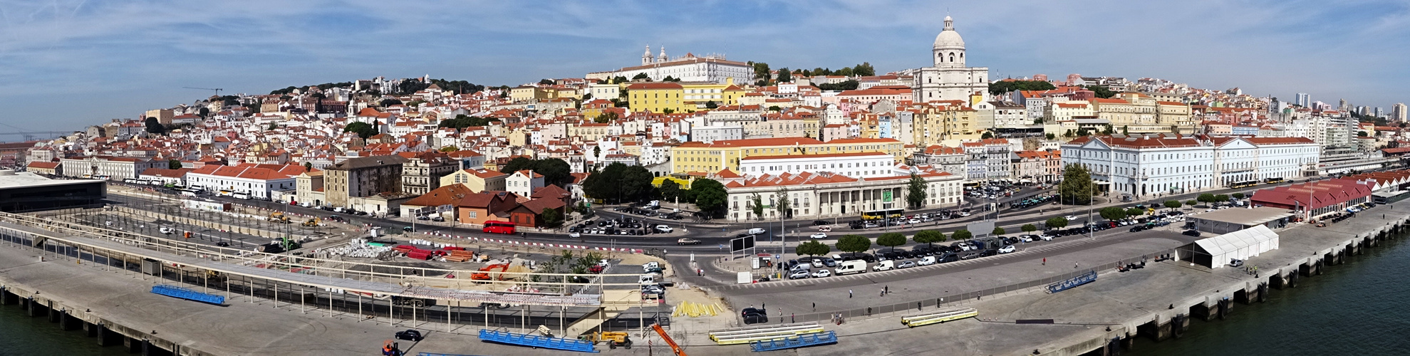 Panoramafoto  von Lissabon