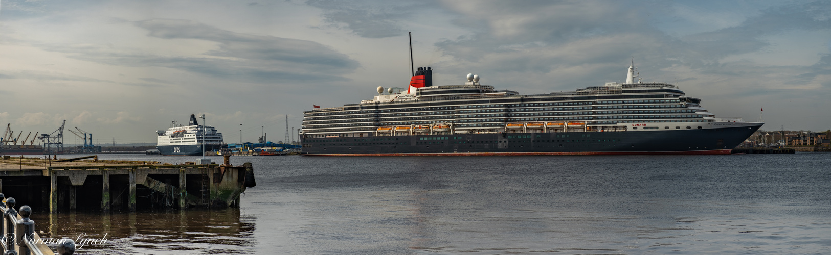 Panorama,Princess Seaways River Tyne