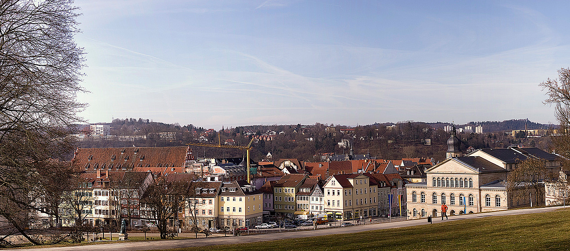 Panoramasicht auf Coburg-Altstadt