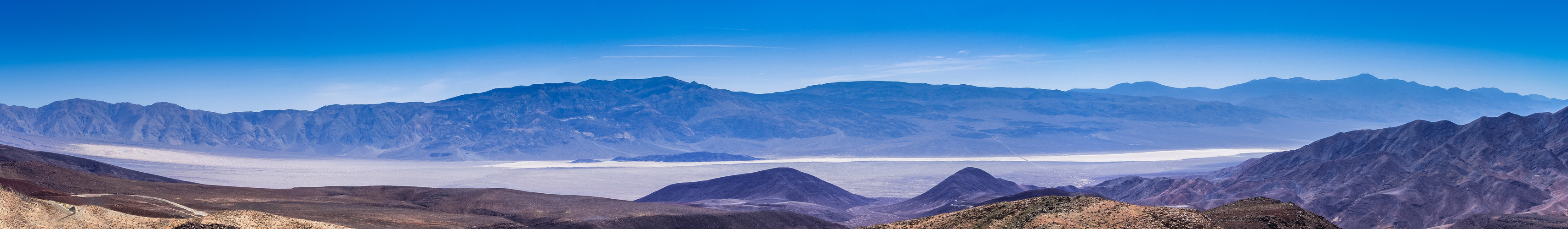 Panoramasicht des Panamint Valley's