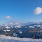 Panoramasicht über die Voralpen