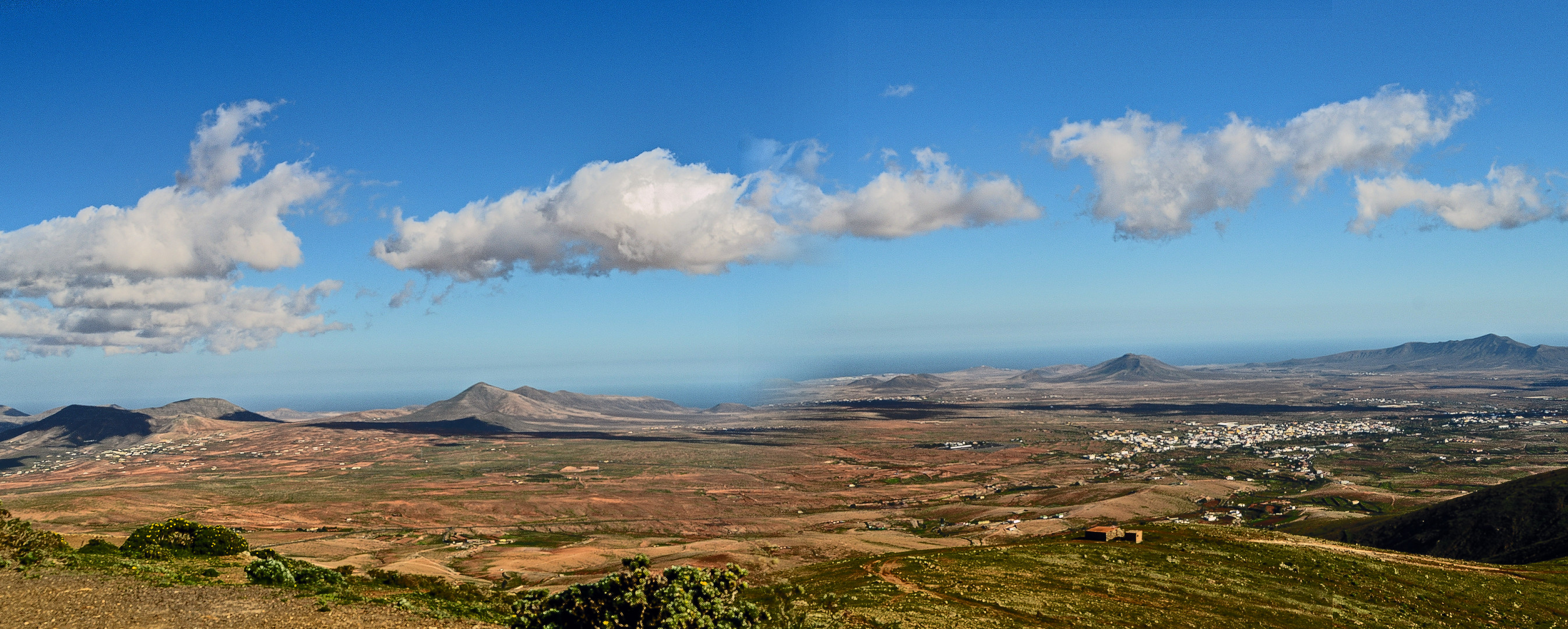 Panoramasicht vom Morro Velosa (Fuerteventura) nach Norden