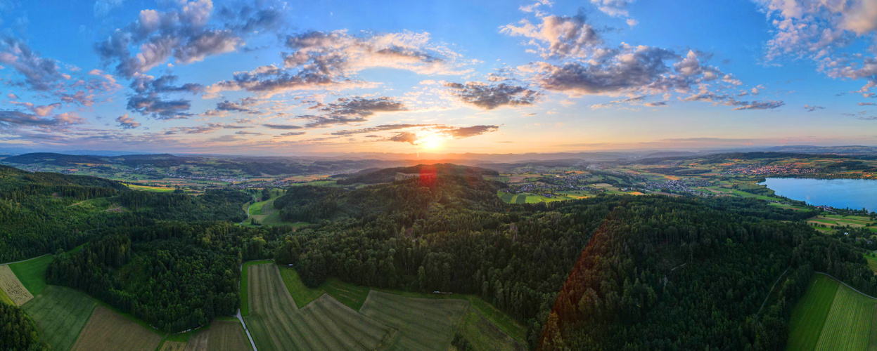 Panorama_Sunset Schweiz