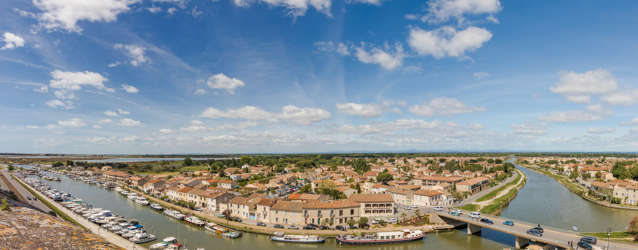 Panoramaufnahme Aigues Mortes