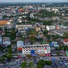 Panoramic bird's eye view