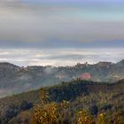 Panoramic view between cloudscape