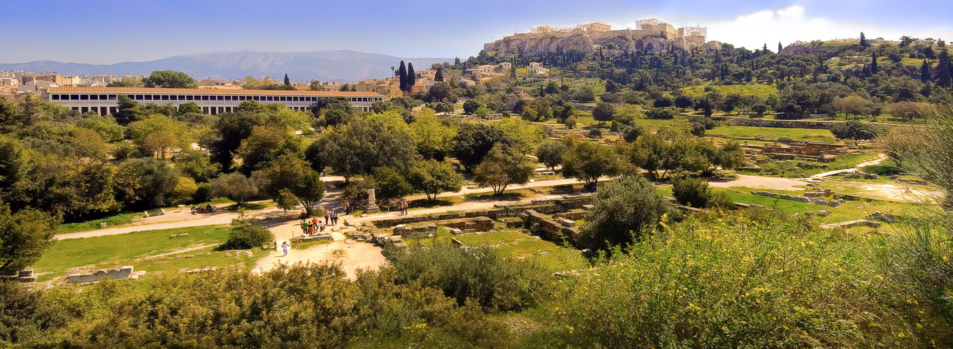 Panoramic View of Ancient Athens (reworked)