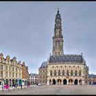 Panoramic view of the Heroes square in Arras