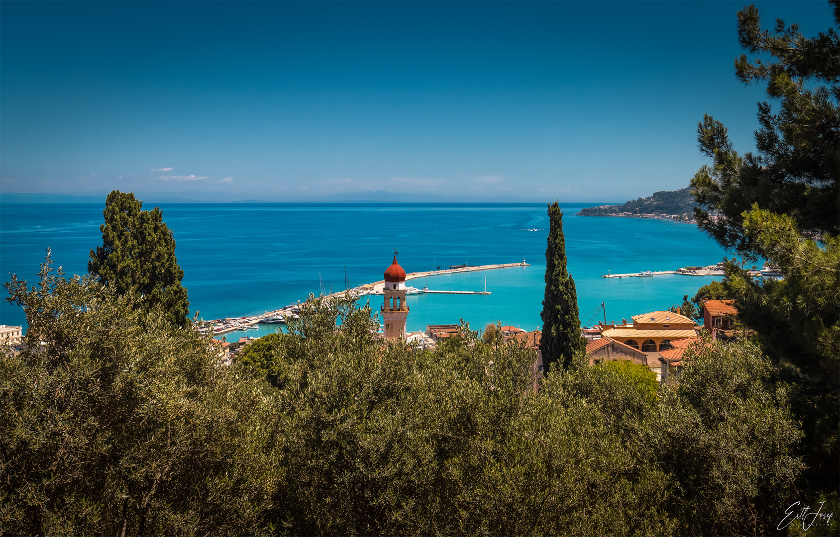 Panoramic View Zakynthos Stadt