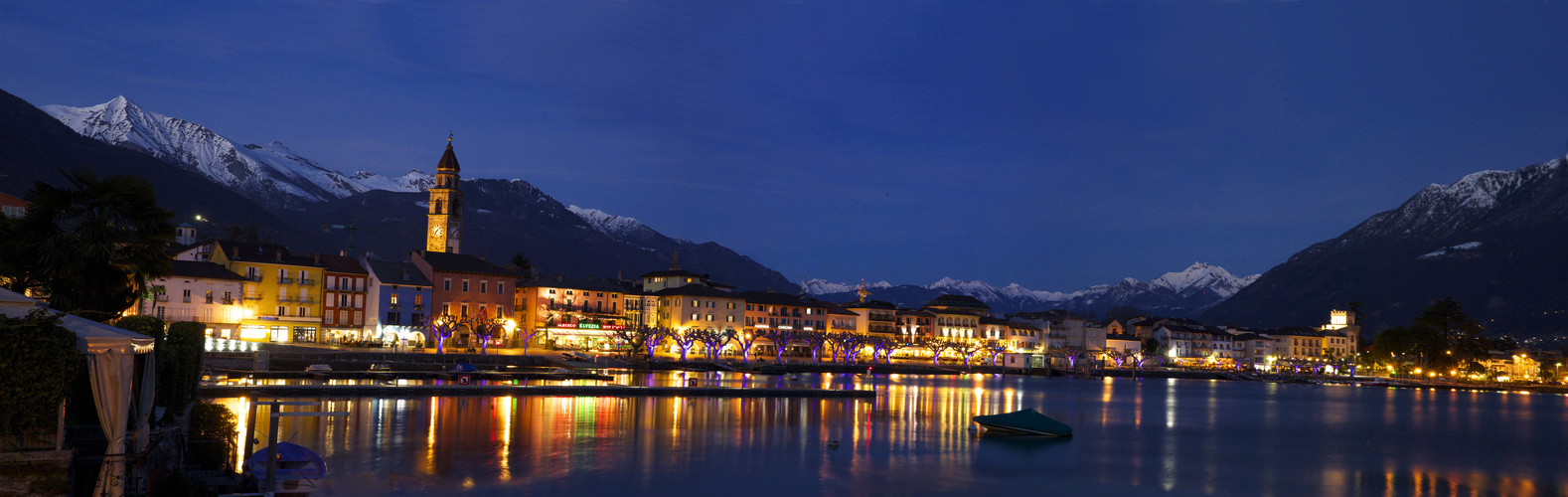 panoramica ascona notte