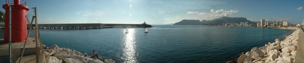 Panoramica-Calpe desde el puerto