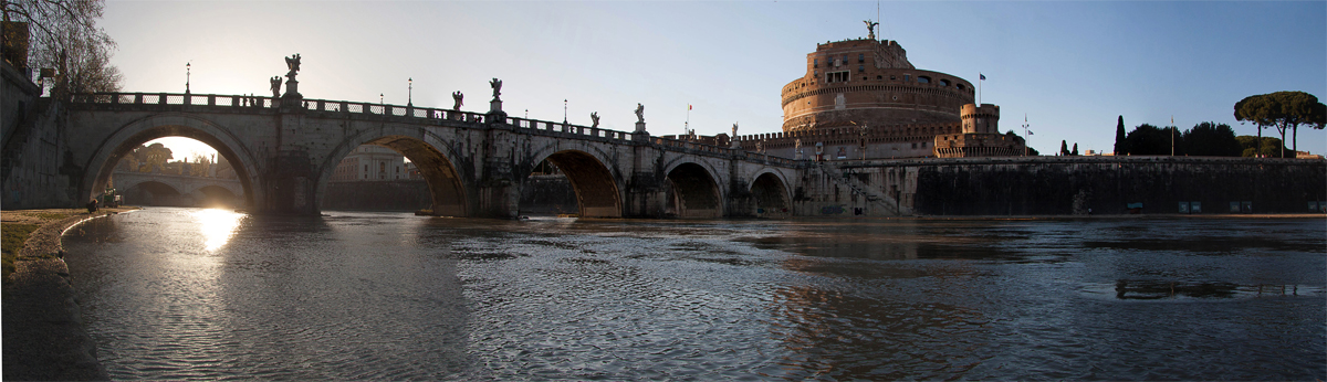 panoramica castel sant'angelo